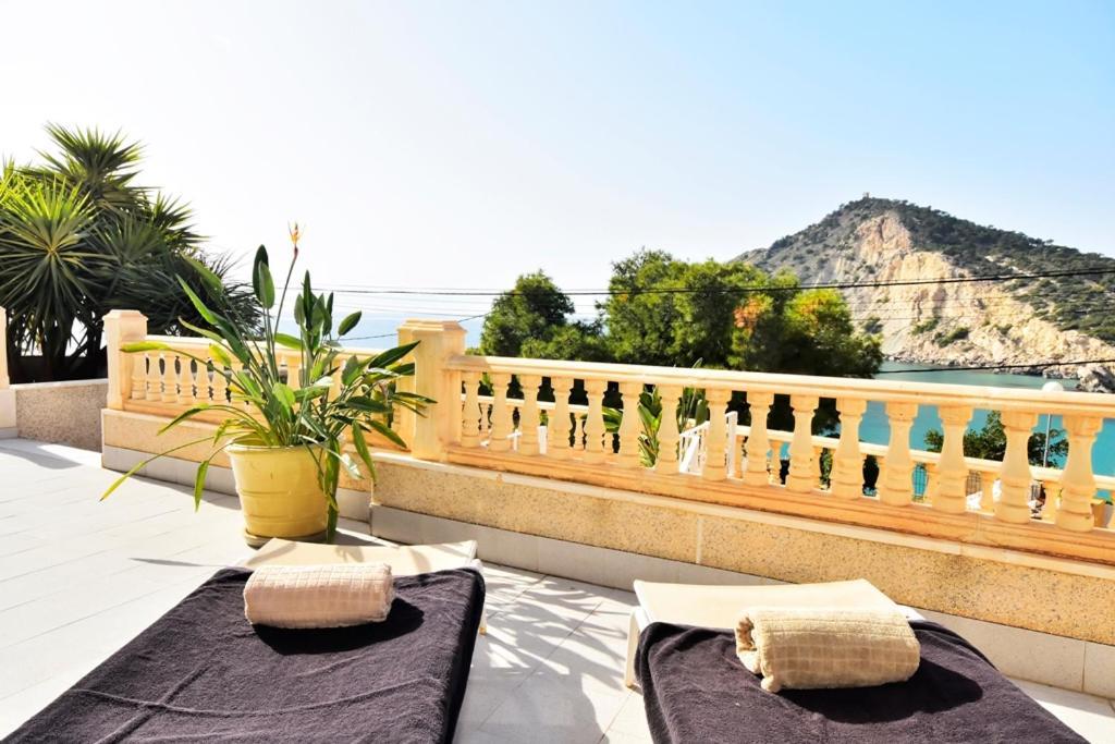 Aparthotel Ola Blanca Cala de Finestrat Ruang foto