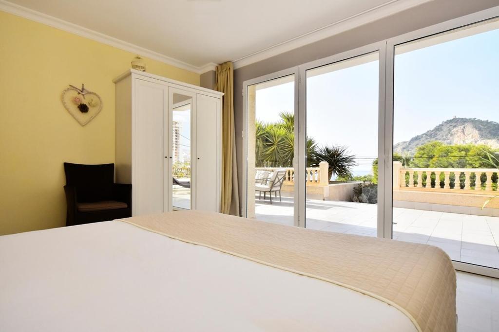 Aparthotel Ola Blanca Cala de Finestrat Ruang foto