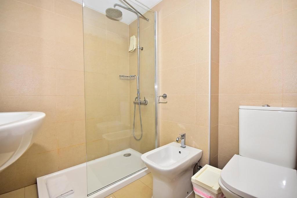 Aparthotel Ola Blanca Cala de Finestrat Ruang foto